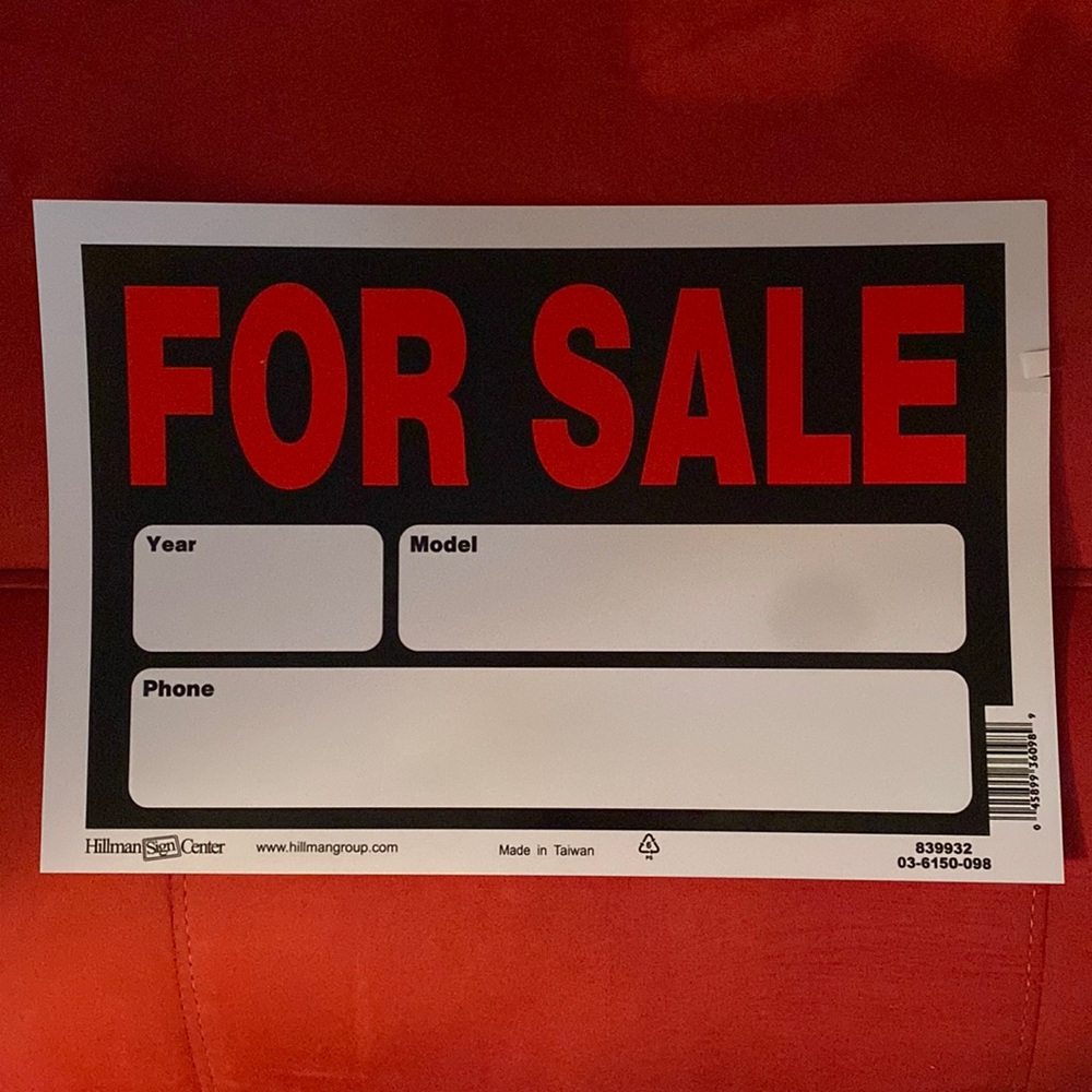 🔥 Car For Sale Sign